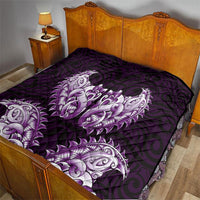 New Zealand Ta Moko Quilt Aotearoa Maori Chest Tattoo Purple