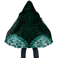 New Zealand Ta Moko Cloak Aotearoa Maori Chest Tattoo Turquoise