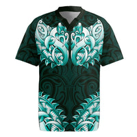 New Zealand Ta Moko Rugby Jersey Aotearoa Maori Chest Tattoo Turquoise