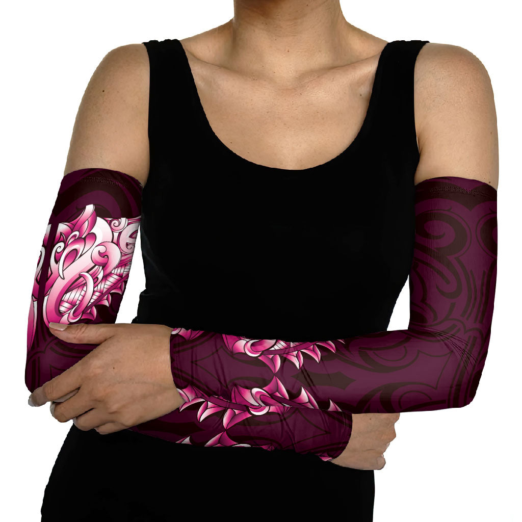 New Zealand Ta Moko Arm Sleeves Aotearoa Maori Chest Tattoo Pink