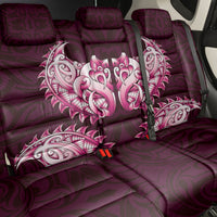 New Zealand Ta Moko Back Car Seat Cover Aotearoa Maori Chest Tattoo Pink