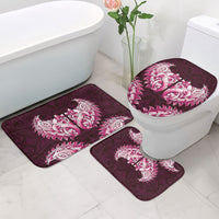 New Zealand Ta Moko Bathroom Set Aotearoa Maori Chest Tattoo Pink