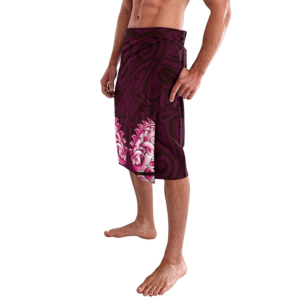 New Zealand Ta Moko Lavalava Aotearoa Maori Chest Tattoo Pink
