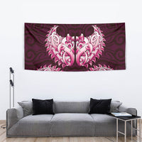 New Zealand Ta Moko Tapestry Aotearoa Maori Chest Tattoo Pink