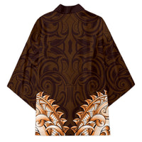 New Zealand Ta Moko Kimono Aotearoa Maori Chest Tattoo Orange