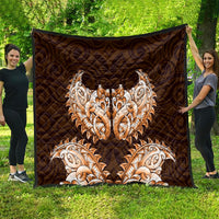 New Zealand Ta Moko Quilt Aotearoa Maori Chest Tattoo Orange