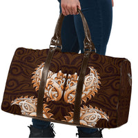 New Zealand Ta Moko Travel Bag Aotearoa Maori Chest Tattoo Orange