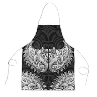 New Zealand Ta Moko Apron Aotearoa Maori Chest Tattoo Black