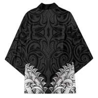New Zealand Ta Moko Kimono Aotearoa Maori Chest Tattoo Black