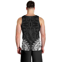 New Zealand Ta Moko Men Tank Top Aotearoa Maori Chest Tattoo Black
