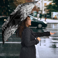 New Zealand Ta Moko Umbrella Aotearoa Maori Chest Tattoo Black