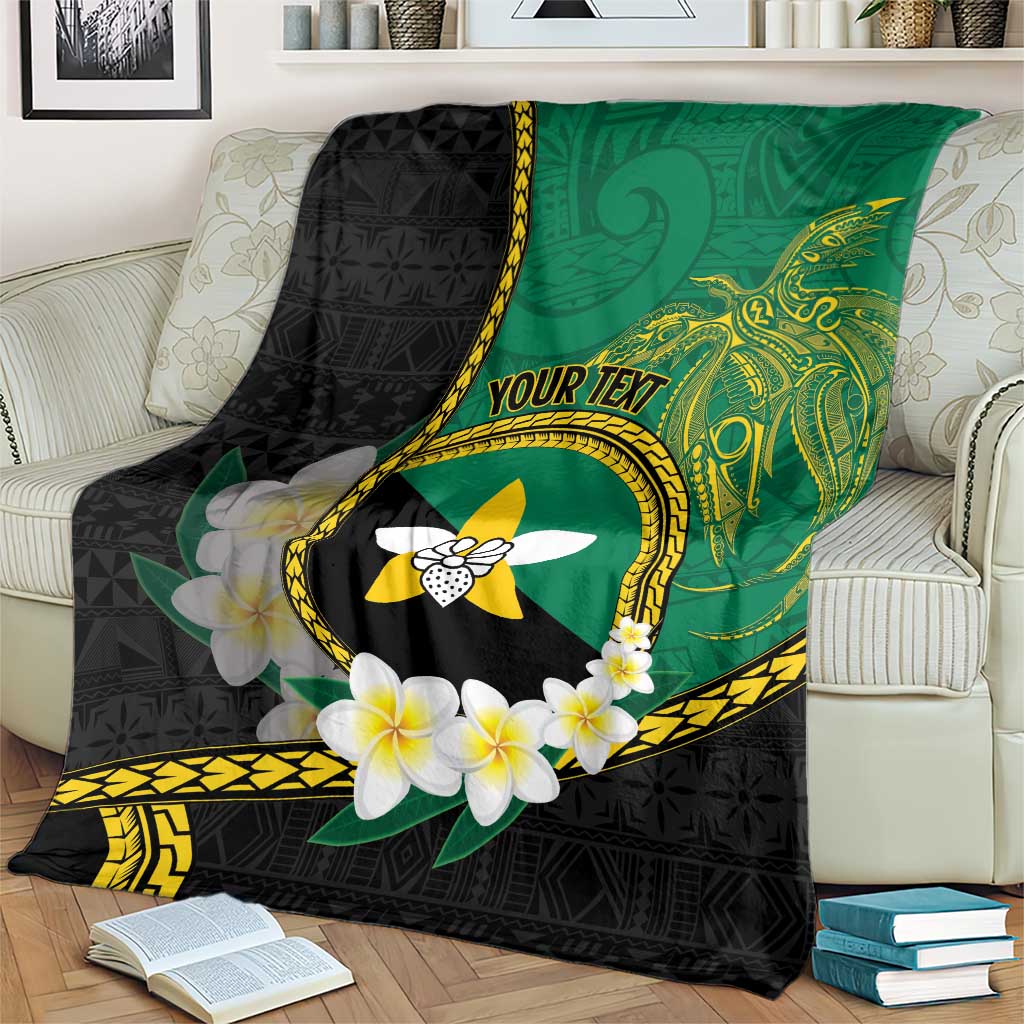 Personalised PNG Enga Provins Blanket Papua New Guinea Plumeria Melanesian Pattern - Polynesian Pride