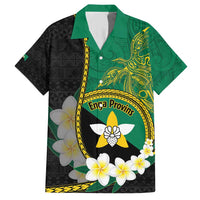 Personalised PNG Enga Provins Family Matching Short Sleeve Bodycon Dress and Hawaiian Shirt Papua New Guinea Plumeria Melanesian Pattern - Polynesian Pride