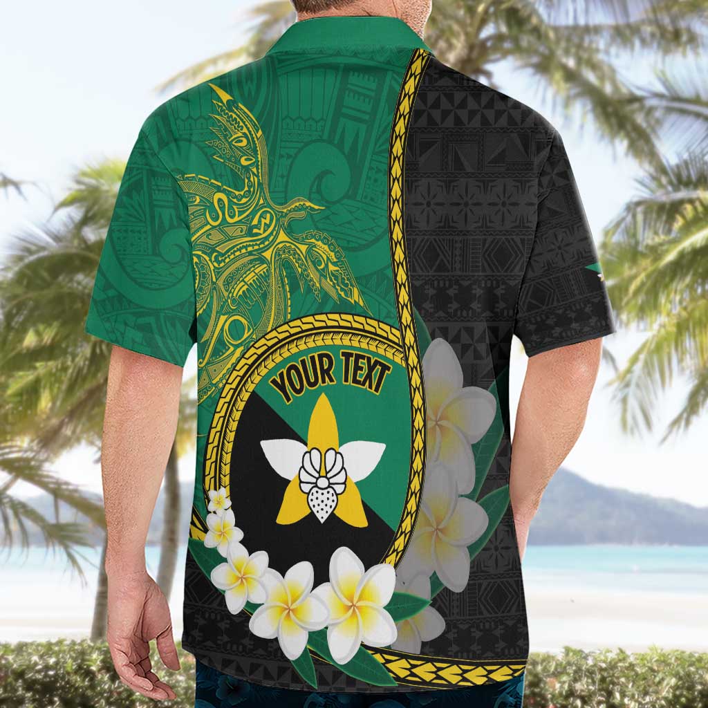 Personalised PNG Enga Provins Hawaiian Shirt Papua New Guinea Plumeria Melanesian Pattern - Polynesian Pride