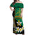 Personalised PNG Enga Provins Off Shoulder Maxi Dress Papua New Guinea Plumeria Melanesian Pattern - Polynesian Pride