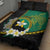 Personalised PNG Enga Provins Quilt Bed Set Papua New Guinea Plumeria Melanesian Pattern - Polynesian Pride