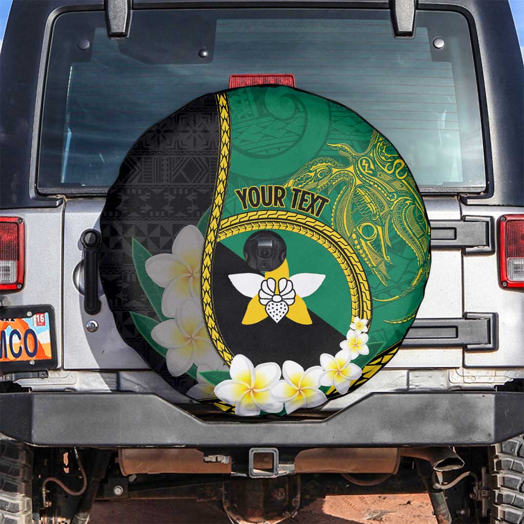 Personalised PNG Enga Provins Spare Tire Cover Papua New Guinea Plumeria Melanesian Pattern - Polynesian Pride