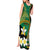 Personalised PNG Enga Provins Tank Maxi Dress Papua New Guinea Plumeria Melanesian Pattern - Polynesian Pride