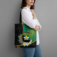 Personalised PNG Enga Provins Tote Bag Papua New Guinea Plumeria Melanesian Pattern LT14 - Polynesian Pride