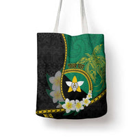 Personalised PNG Enga Provins Tote Bag Papua New Guinea Plumeria Melanesian Pattern LT14 - Polynesian Pride