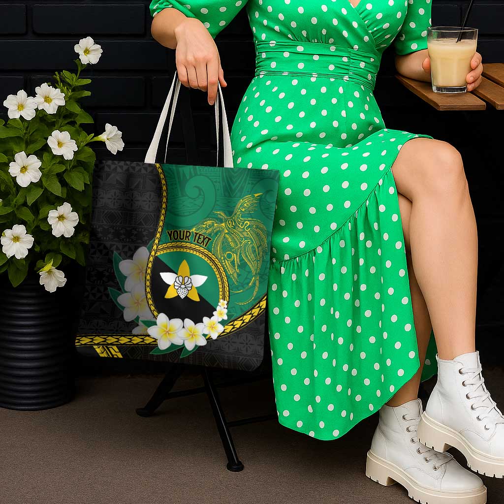 Personalised PNG Enga Provins Tote Bag Papua New Guinea Plumeria Melanesian Pattern LT14 - Polynesian Pride