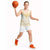 Gold White New Zealand Manta Ray Basketball Jersey Aotearoa Maori Haehae - Polynesian Pride