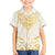 Gold White New Zealand Manta Ray Hawaiian Shirt Aotearoa Maori Haehae - Polynesian Pride
