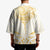Gold White New Zealand Manta Ray Kimono Aotearoa Maori Haehae - Polynesian Pride