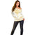 Gold White New Zealand Manta Ray Off Shoulder Sweater Aotearoa Maori Haehae - Polynesian Pride