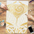 Gold White New Zealand Manta Ray Puzzle Aotearoa Maori Haehae - Polynesian Pride