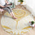 Gold White New Zealand Manta Ray Round Carpet Aotearoa Maori Haehae - Polynesian Pride