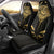 Gold Black New Zealand Manta Ray Car Seat Cover Aotearoa Maori Haehae - Polynesian Pride