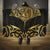 Gold Black New Zealand Manta Ray Hooded Blanket Aotearoa Maori Haehae - Polynesian Pride