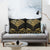 Gold Black New Zealand Manta Ray Pillow Cover Aotearoa Maori Haehae - Polynesian Pride