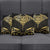 Gold Black New Zealand Manta Ray Pillow Cover Aotearoa Maori Haehae - Polynesian Pride