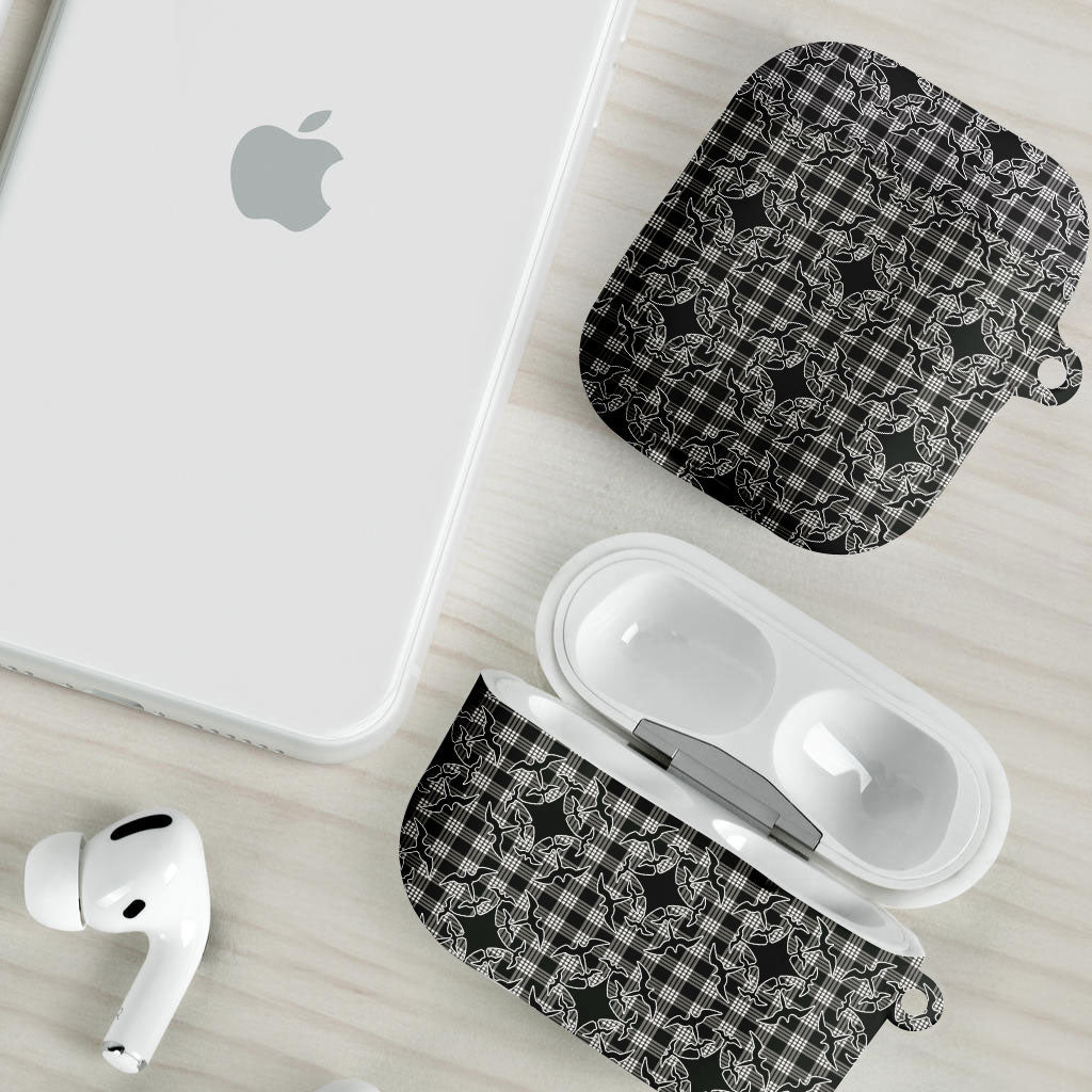 Eleele Hawaii Iwa Bird Palaka Motifs AirPods Case