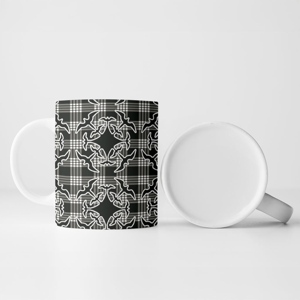 Eleele Hawaii Iwa Bird Palaka Motifs Ceramic Mug