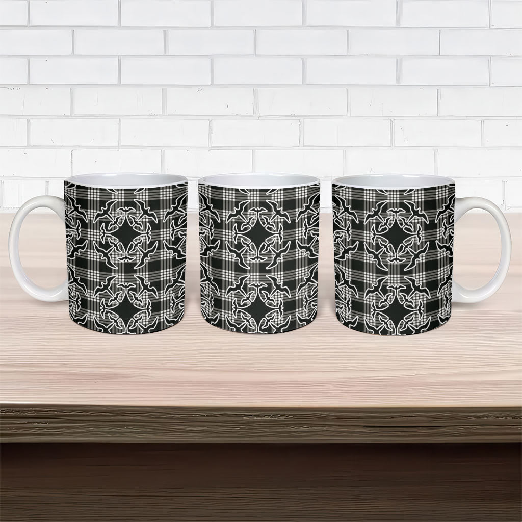 Eleele Hawaii Iwa Bird Palaka Motifs Ceramic Mug