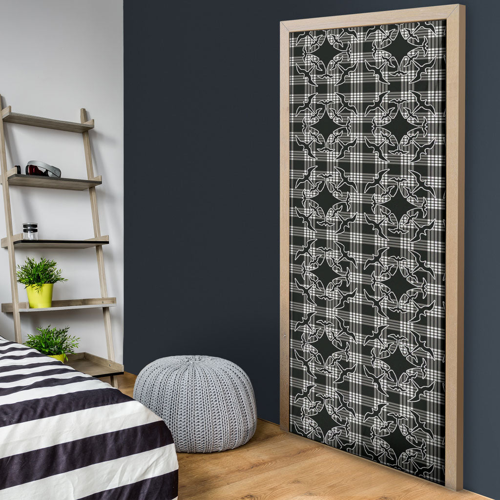 Eleele Hawaii Iwa Bird Palaka Motifs Door Cover