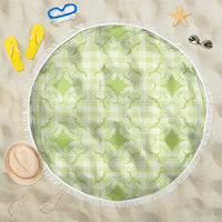 Omaomao Hawaii Iwa Bird Palaka Motifs Beach Blanket