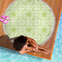 Omaomao Hawaii Iwa Bird Palaka Motifs Beach Blanket