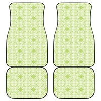 Omaomao Hawaii Iwa Bird Palaka Motifs Car Mats