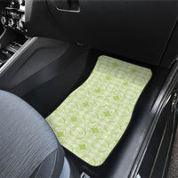 Omaomao Hawaii Iwa Bird Palaka Motifs Car Mats