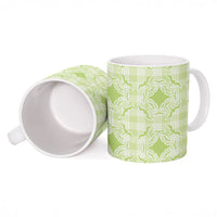 Omaomao Hawaii Iwa Bird Palaka Motifs Ceramic Mug