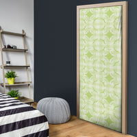 Omaomao Hawaii Iwa Bird Palaka Motifs Door Cover