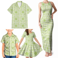 Omaomao Hawaii Iwa Bird Palaka Motifs Family Matching Tank Maxi Dress and Hawaiian Shirt LT14 - Polynesian Pride