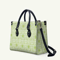 Omaomao Hawaii Iwa Bird Palaka Motifs Leather Bag