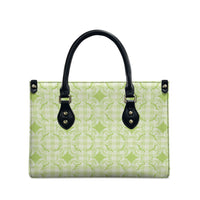 Omaomao Hawaii Iwa Bird Palaka Motifs Leather Bag