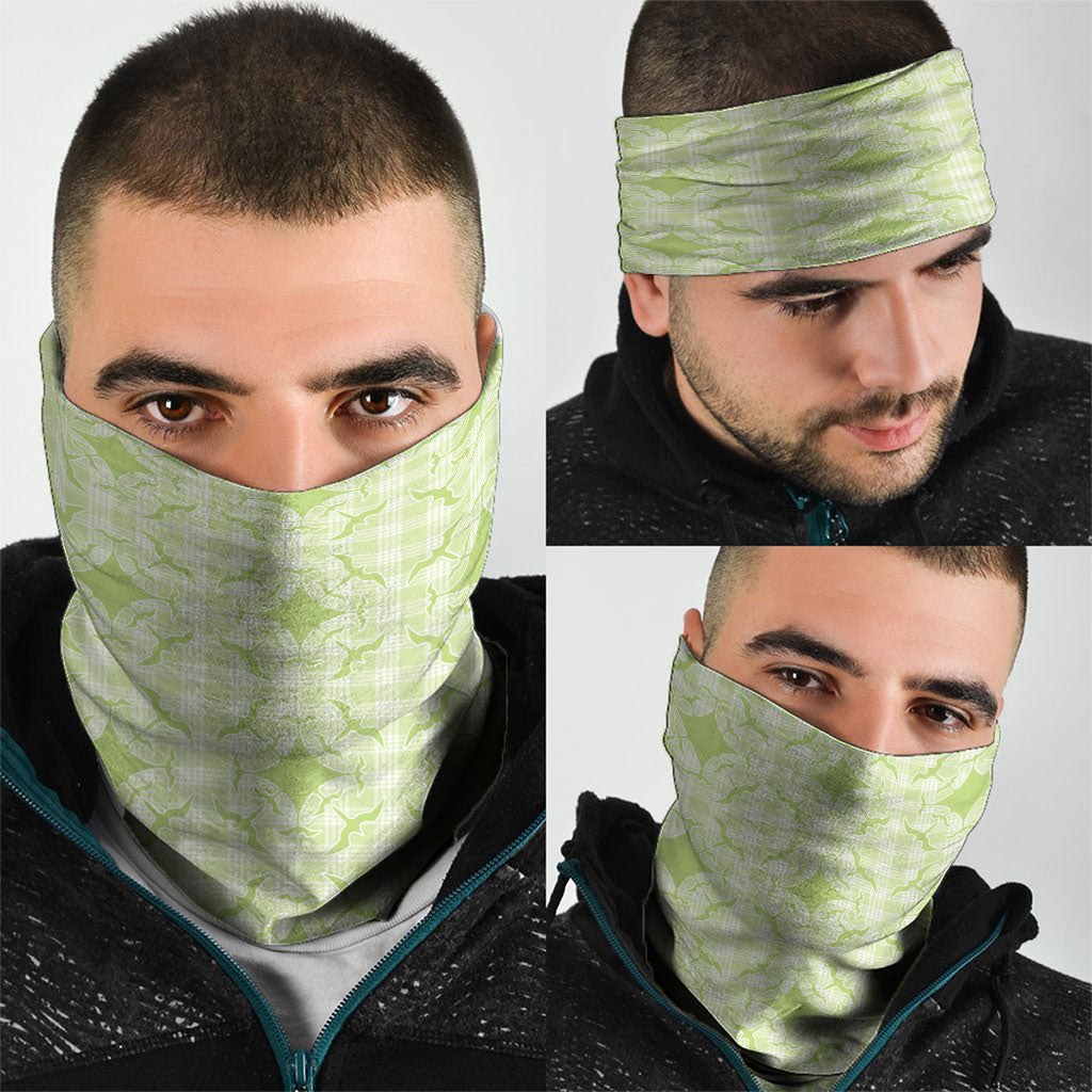 Omaomao Hawaii Iwa Bird Palaka Motifs Neck Gaiter