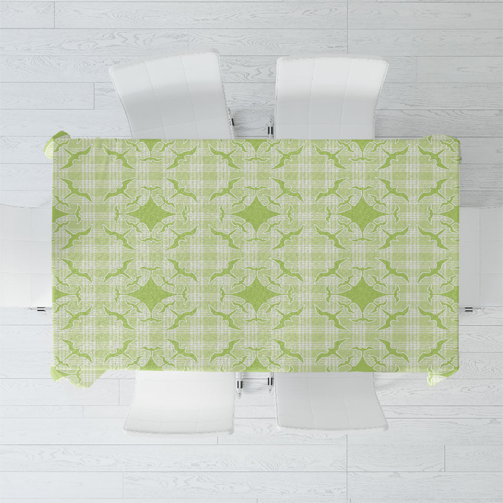 Omaomao Hawaii Iwa Bird Palaka Motifs Tablecloth